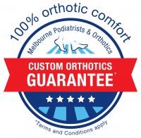 Custom orthotics guarantee Melbourne podiatrist